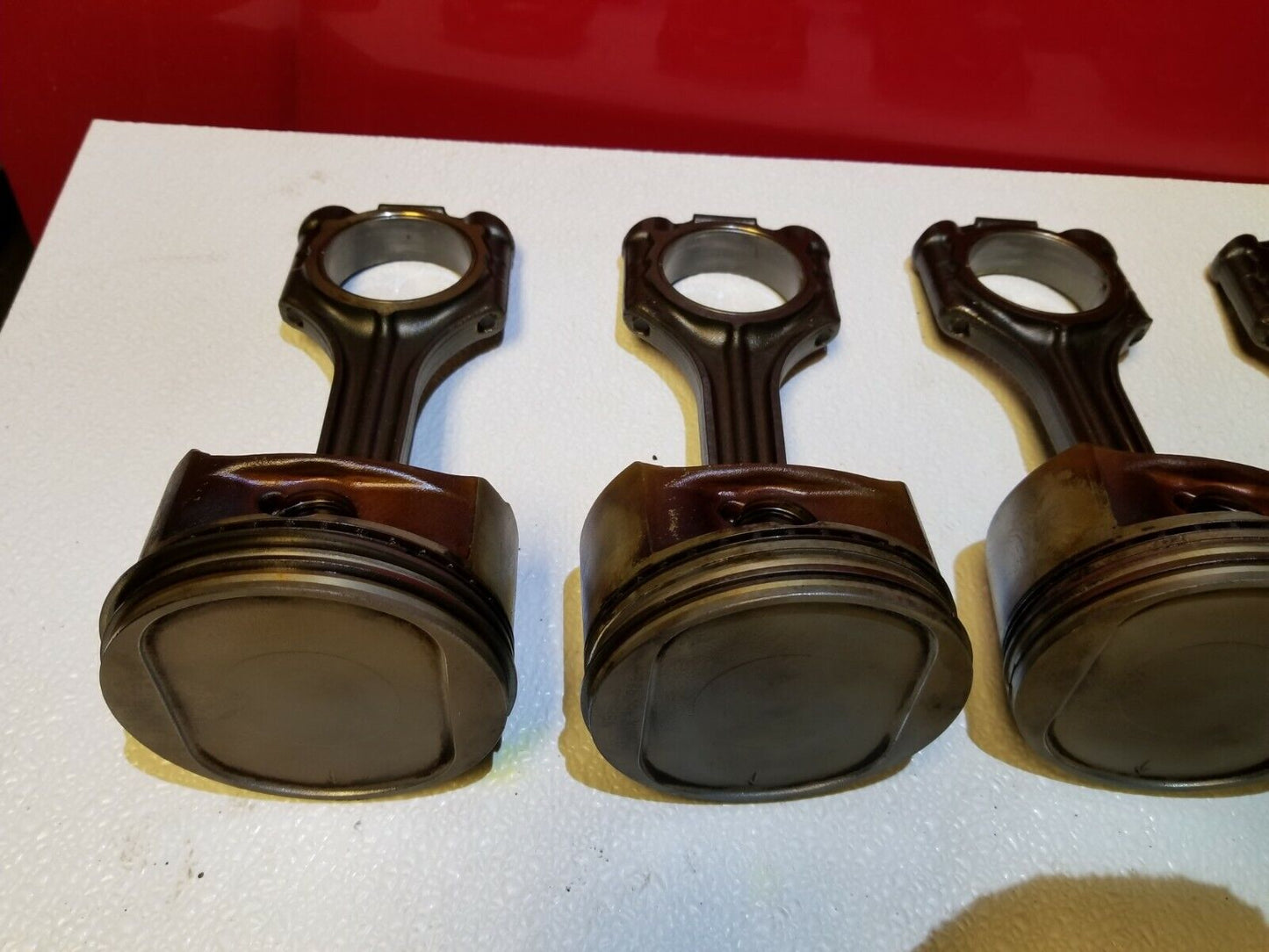 03 04 05 06 Mercedes CL500 Connecting Rod W/ Piston 8pcs OEM M113 5.0l