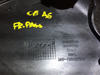05 06 07 08 Audi A6 C6 Audi A6 C6 Front Right Seat Cover Panel OEM 4f0881328