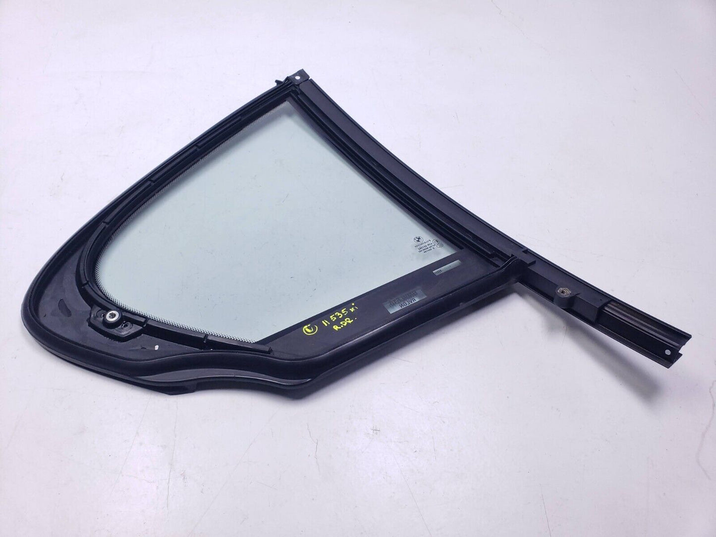 09 10 11 12 13 BMW 535xi Door Vent Glass Rear Left Driver Side OEM