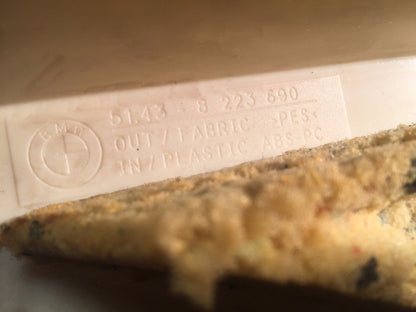 02 03 04 05 BMW 745i E65 Rear Right Passenger Side C Pillar Trim Cover OEM