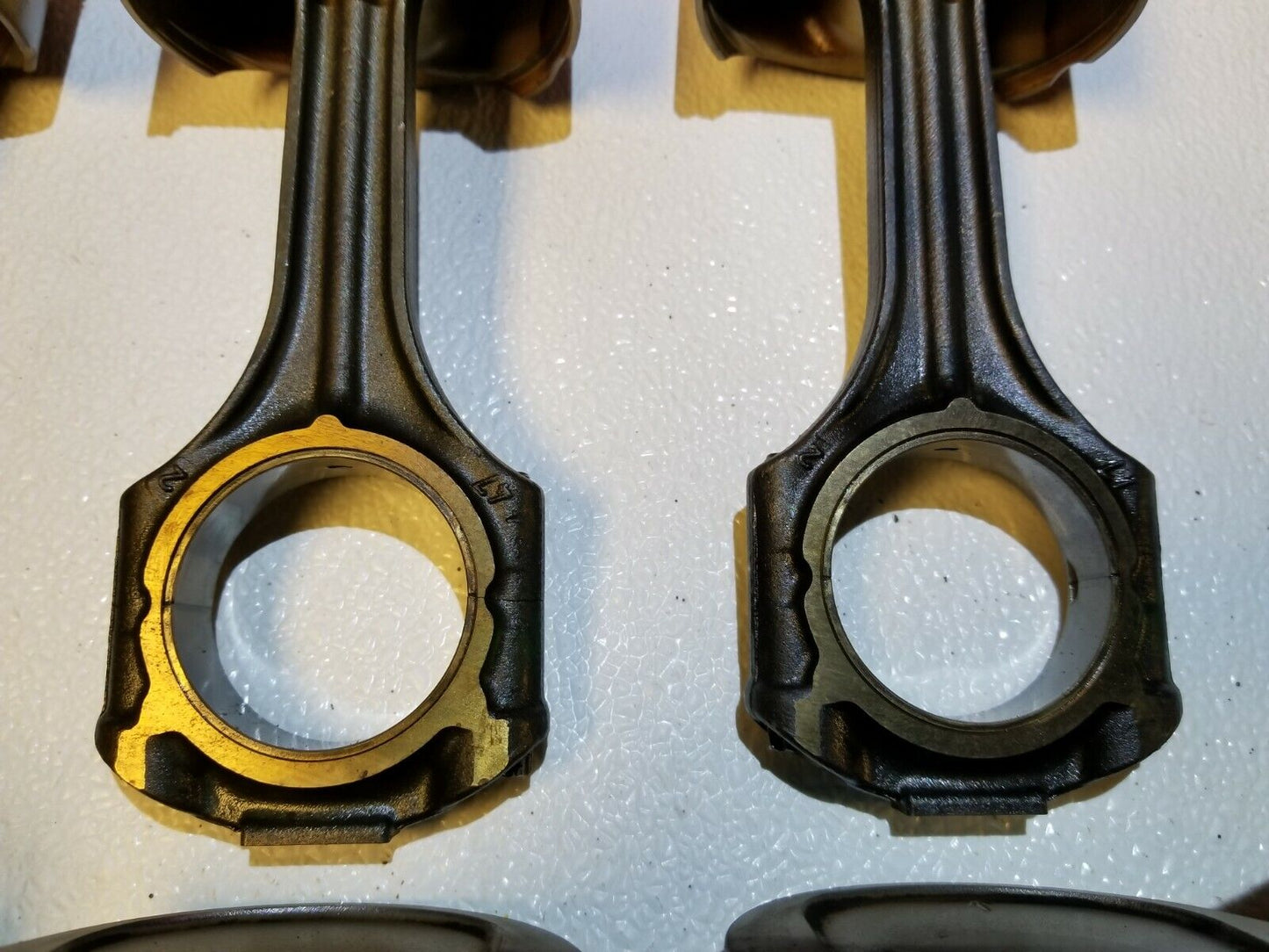 03 04 05 06 Mercedes CL500 Connecting Rod W/ Piston 8pcs OEM M113 5.0l