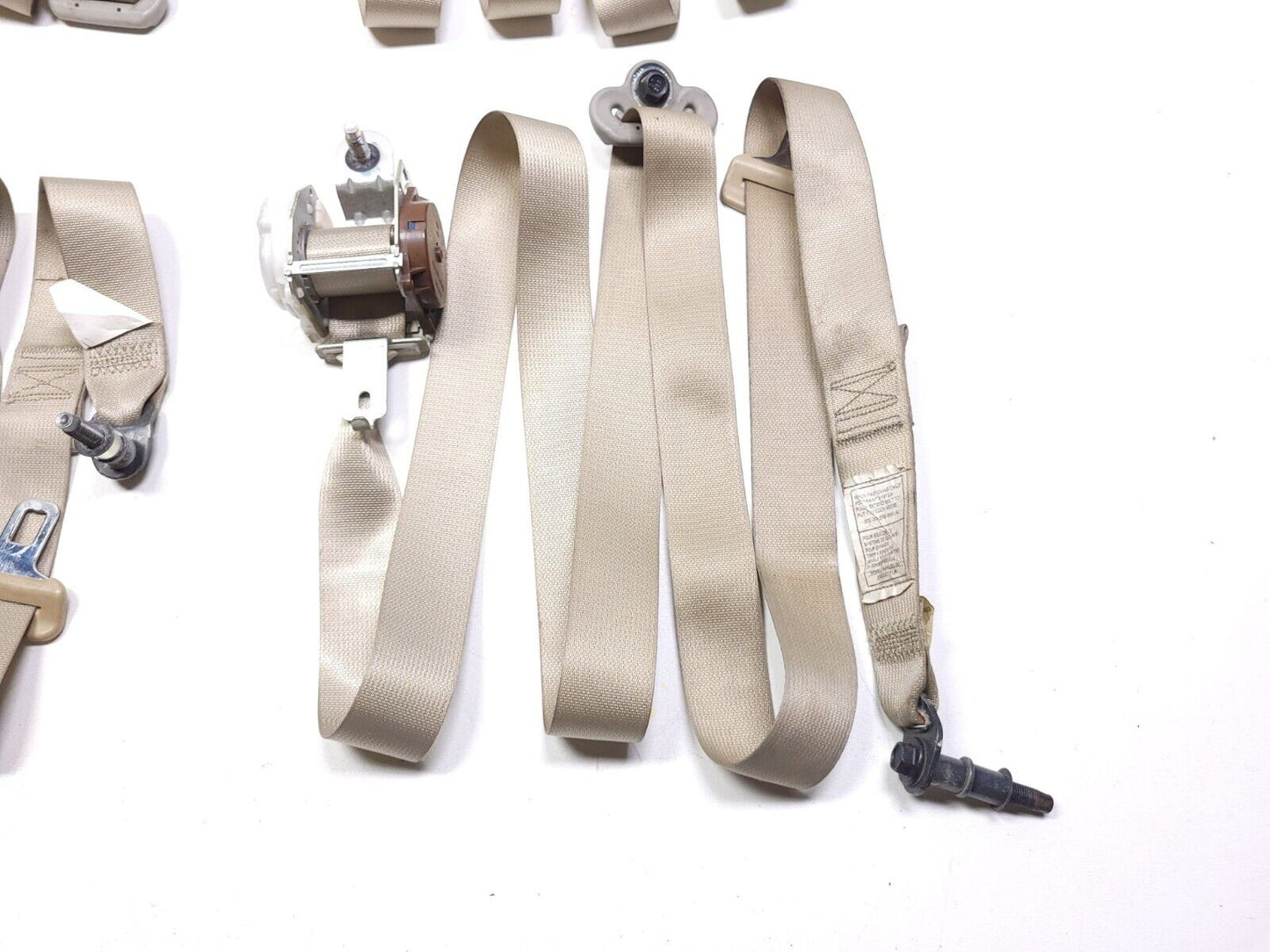 2006-2012 Nissan Armada Rear 2nd & 3rd Row Seat Belt Retractor 4pcs OEM