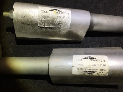 02 03 04 05 06 Audi A4 B6 Convertible Rear Bumper Shock Absorber Bar Pair OEM