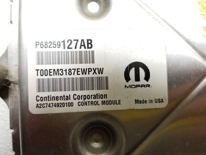2016 - 2020 Dodge Journey 2.4l Ecu Engine Control Module 68259127ab OEM 55k