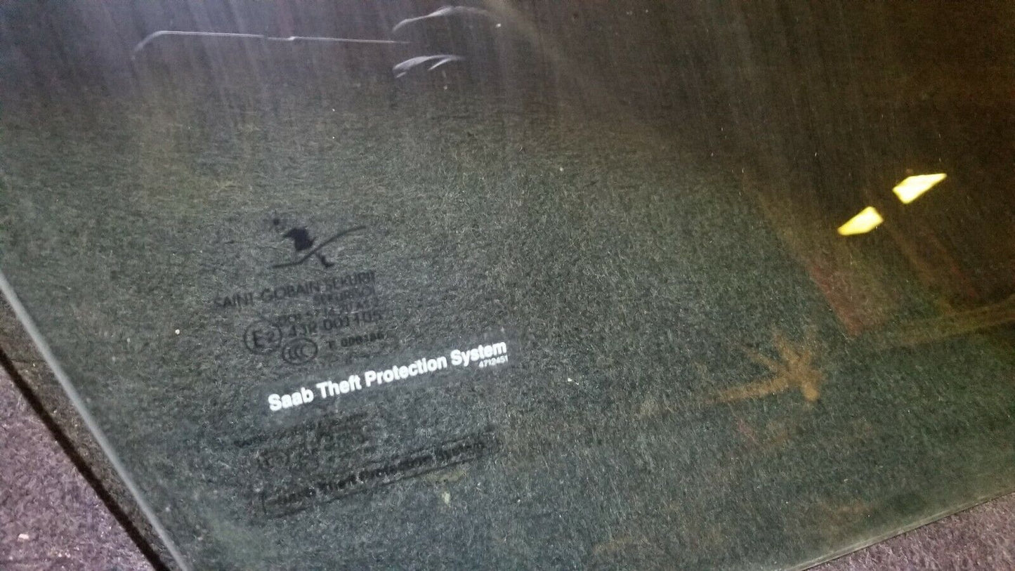 08 09 10 11 Saab 93 9-3 Sedan Front Right Pass Door Window Glass OEM