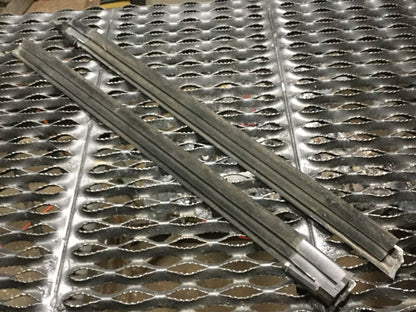 03 04 05 06 Audi A4 B6 Cabrio Door Window Slot Seal Left & Right Pair Trim OEM