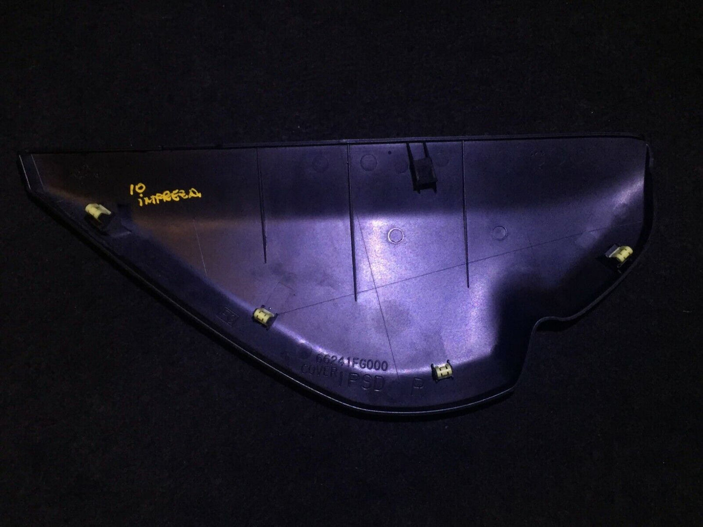 08 09 10 Subaru Impreza Dash End Cover Cap Passenger Side OEM D43
