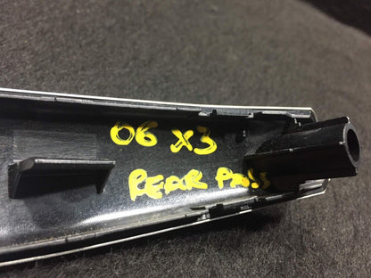 04 05 06 BMW X3 E83 Rear Right Pass Side Door Strip Handle Upper Trim OEM D34