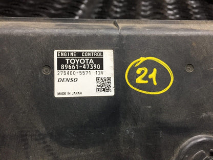 2011 Toyota Prius Engine Control Unit Computer Ecu Ecm 89661-47390 OEM N21 10k