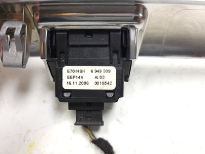 2007 - 2010 BMW X5 E70 Glove Box Switch Lock Silver Dash Trim 6956694 OEM