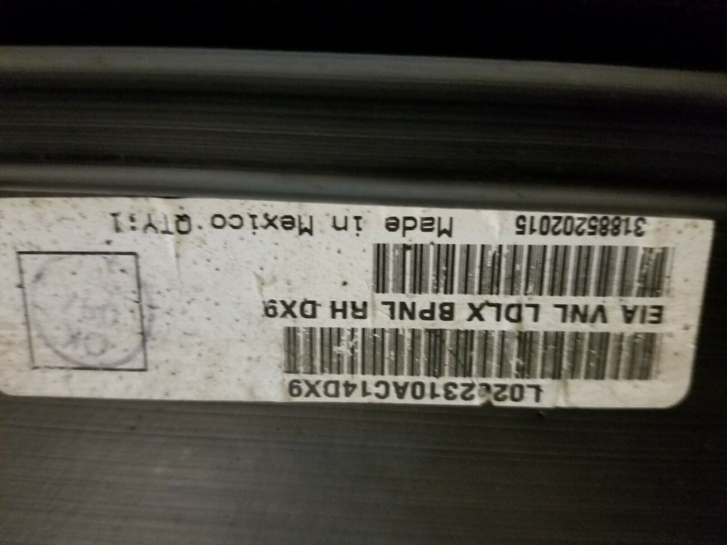 11 12 13 14 Dodge Charger Front Right Passenger Seat Back Cover Trim OEM 92k