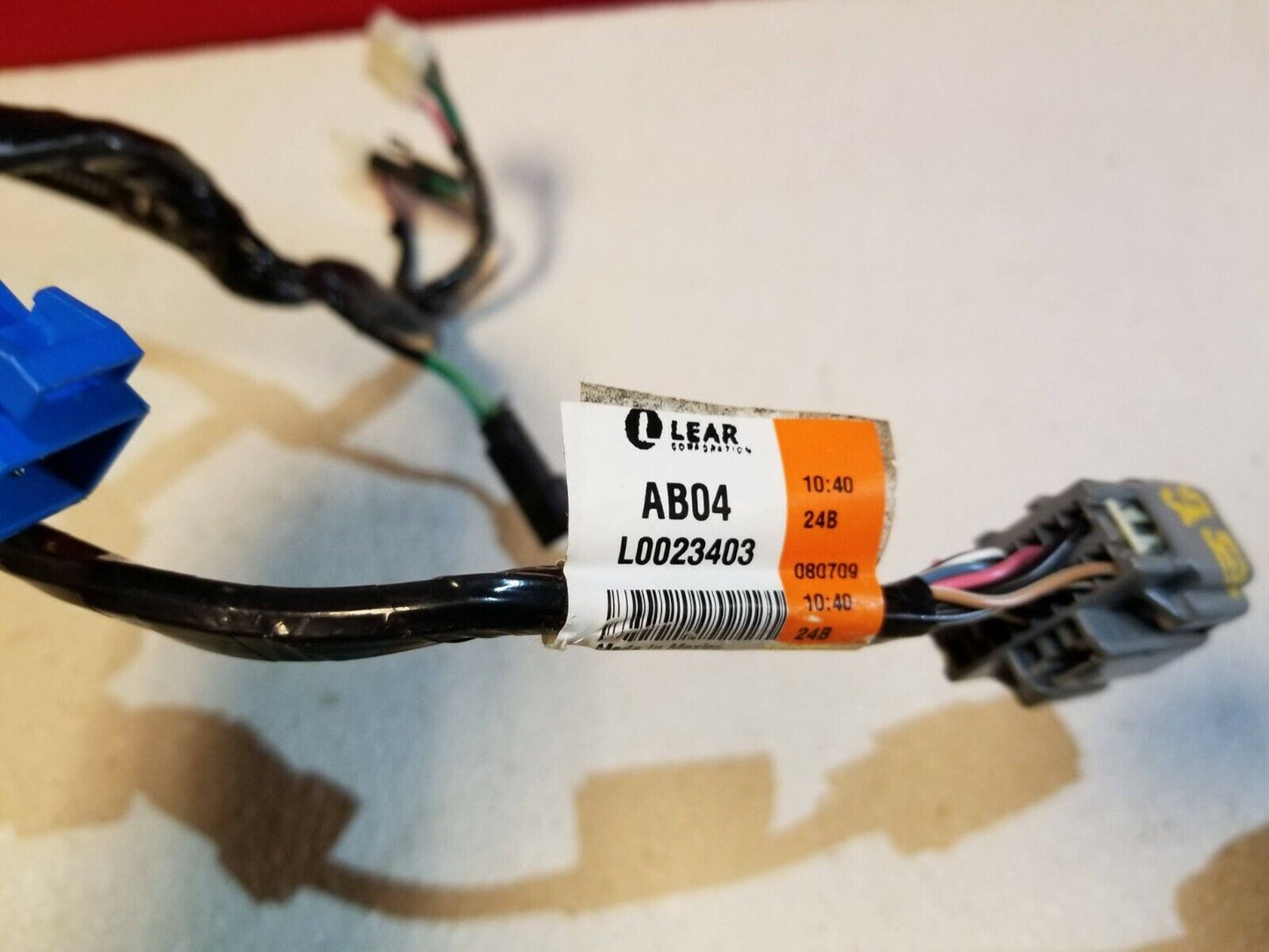 06 07 08 09 Cadillac STS Rear Seat Wire Harness OEM