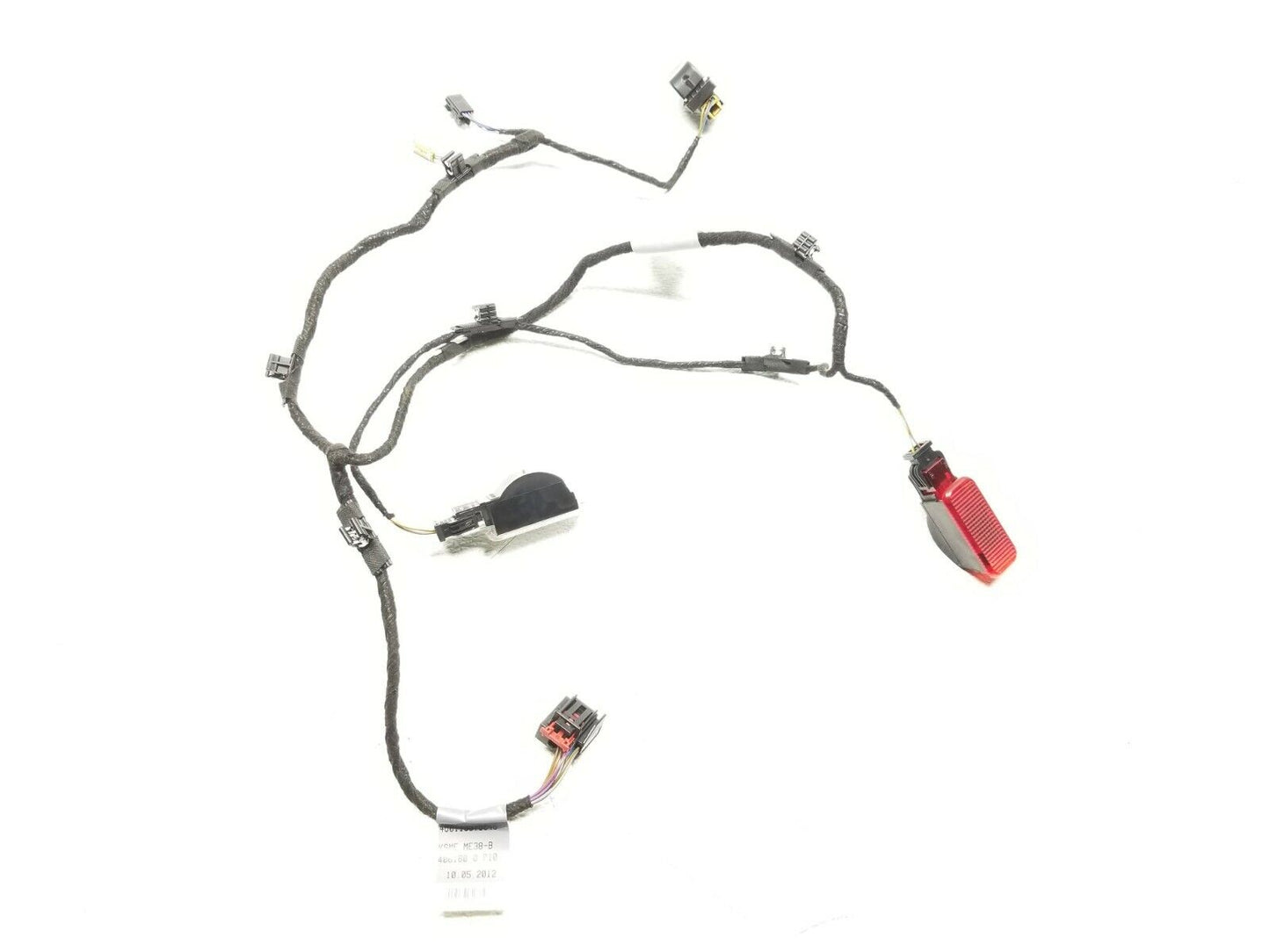 10 11 12 Audi Q5 Rear Left Driver Door Wire Harness Switch Light OEM 72k