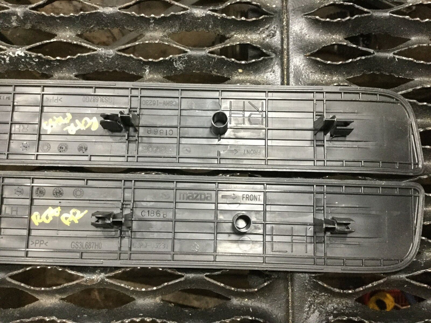 09 10 11 12 13 Mazda 6 Interior Rear Sill Plate Scuff Left & Right Pair OEM