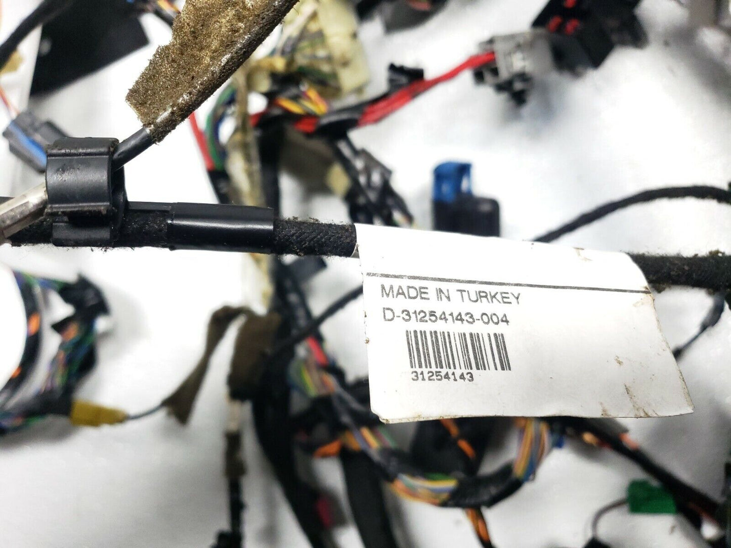 10 11 12 13 Volvo XC60 3.2l Interior Wire Harness OEM