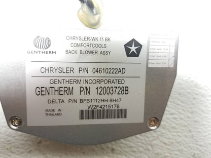 14 15 16 17 Jeep Grand Cherokee Front Right Pass Seat Blower Motor OEM
