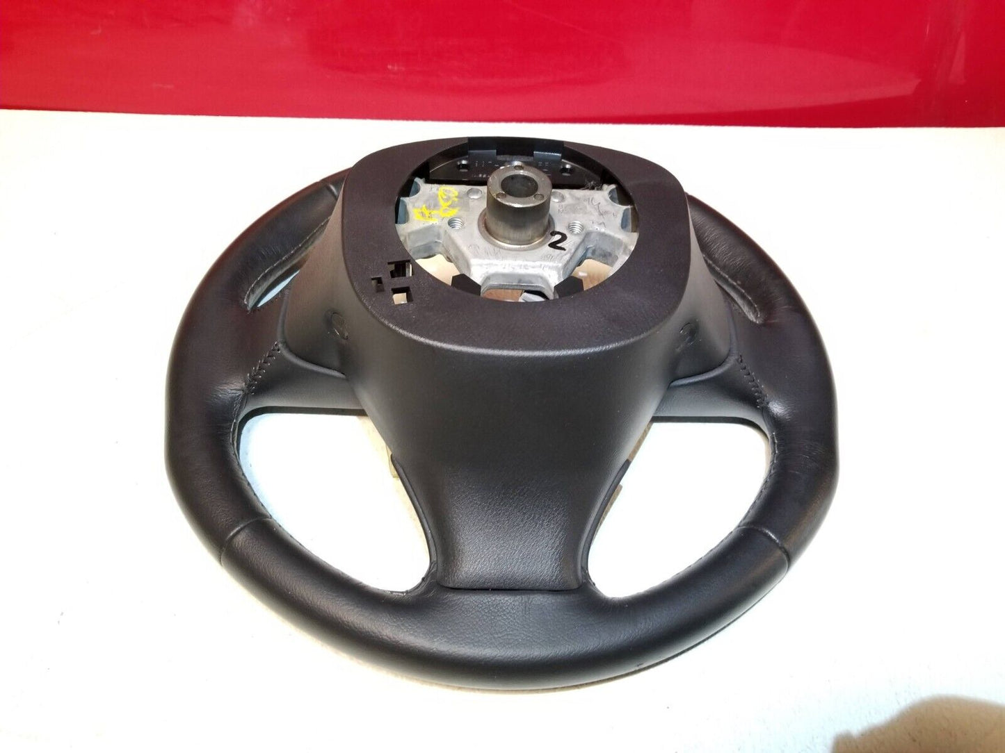 16 17 Infiniti Q50 Steering Wheel W/ Controls Leather OEM