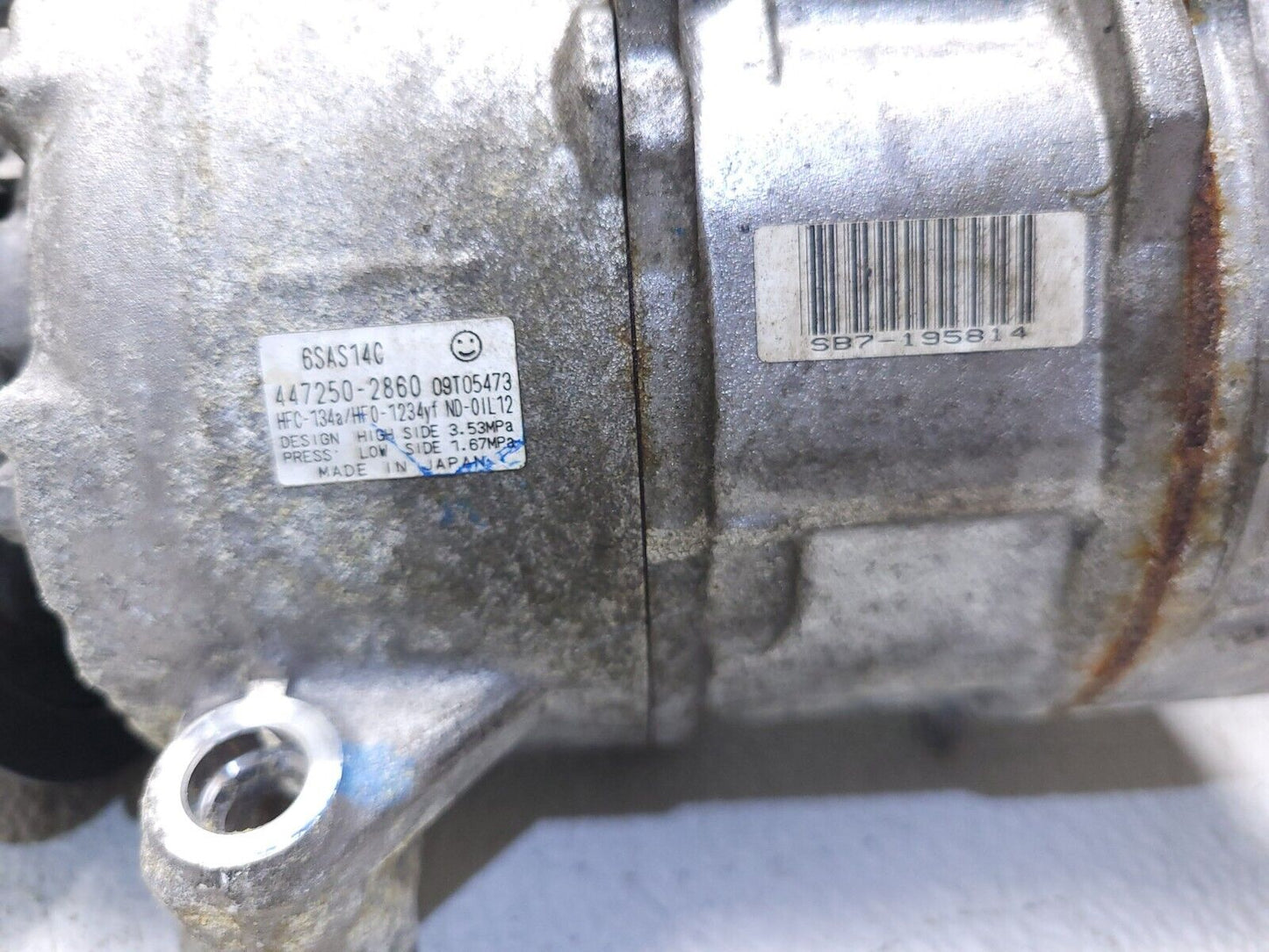 2016 - 2018 Cadillac Ats AC Compressor 447250-2860 2.0t OEM