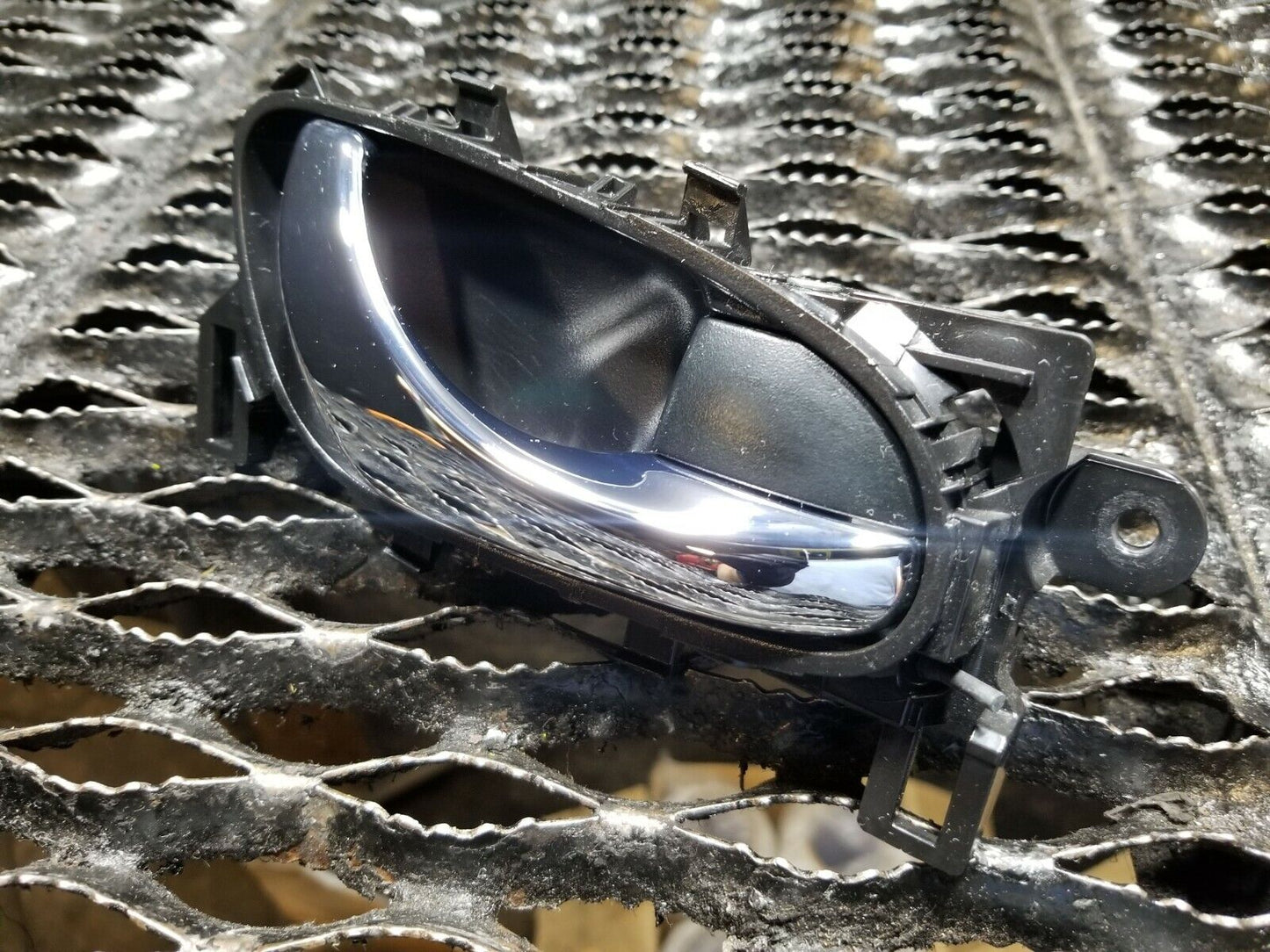 16 17 18 Nissan Sentra Rear Right Pass Side Interior Door Handle Chrome OEM 40k