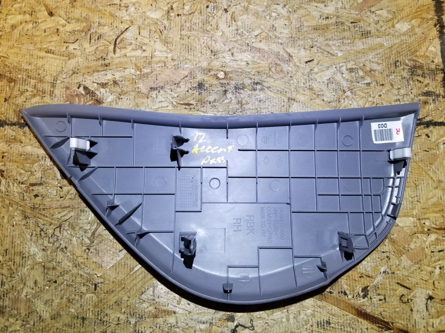 12 13 14 15 16 Hyundai Accent Dash End Cap Cover Trim OEM