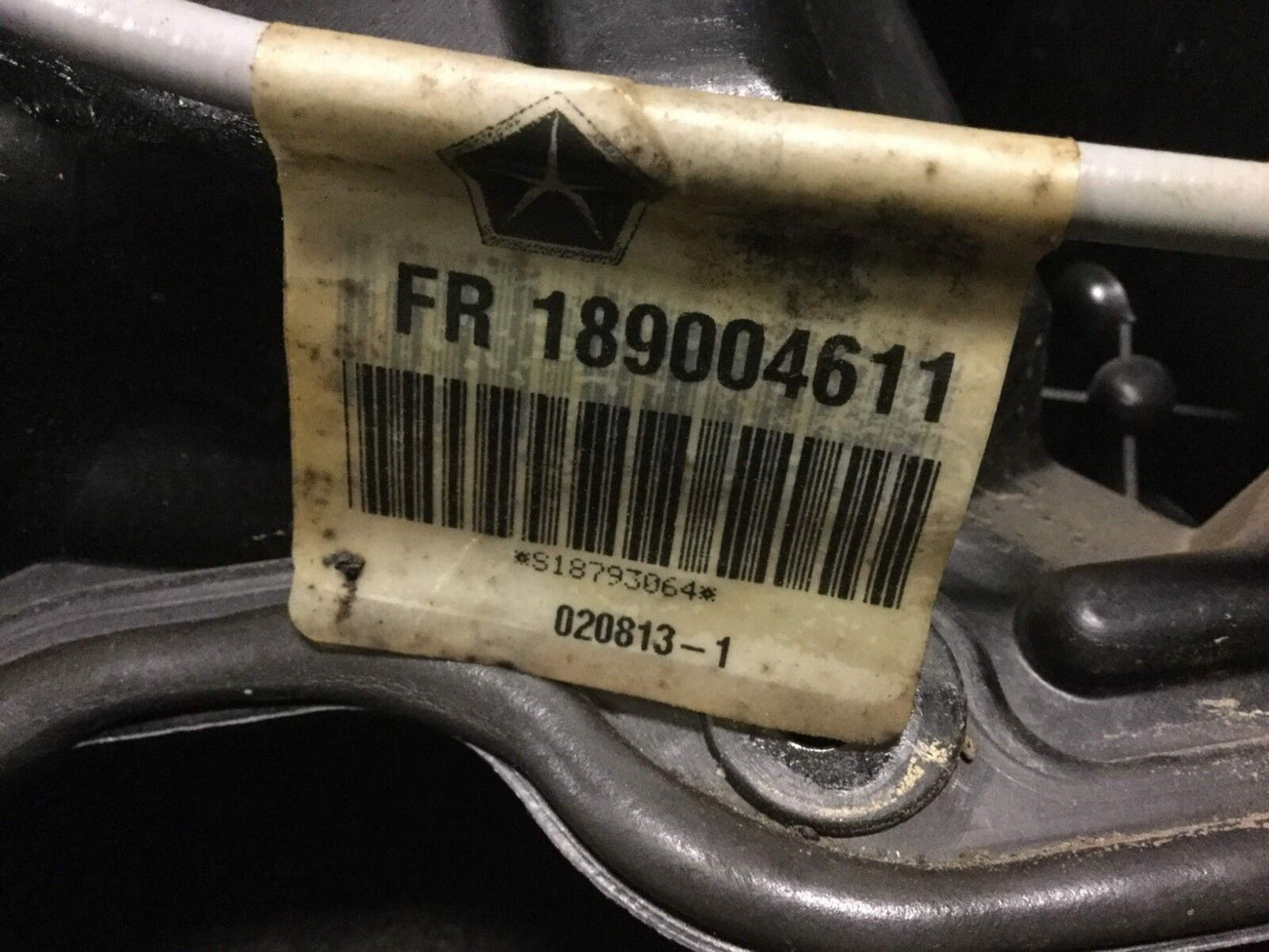 13 14 15 16 Dodge Dart Passenger Right Front Window Regulator Panel OEM 4k Miles