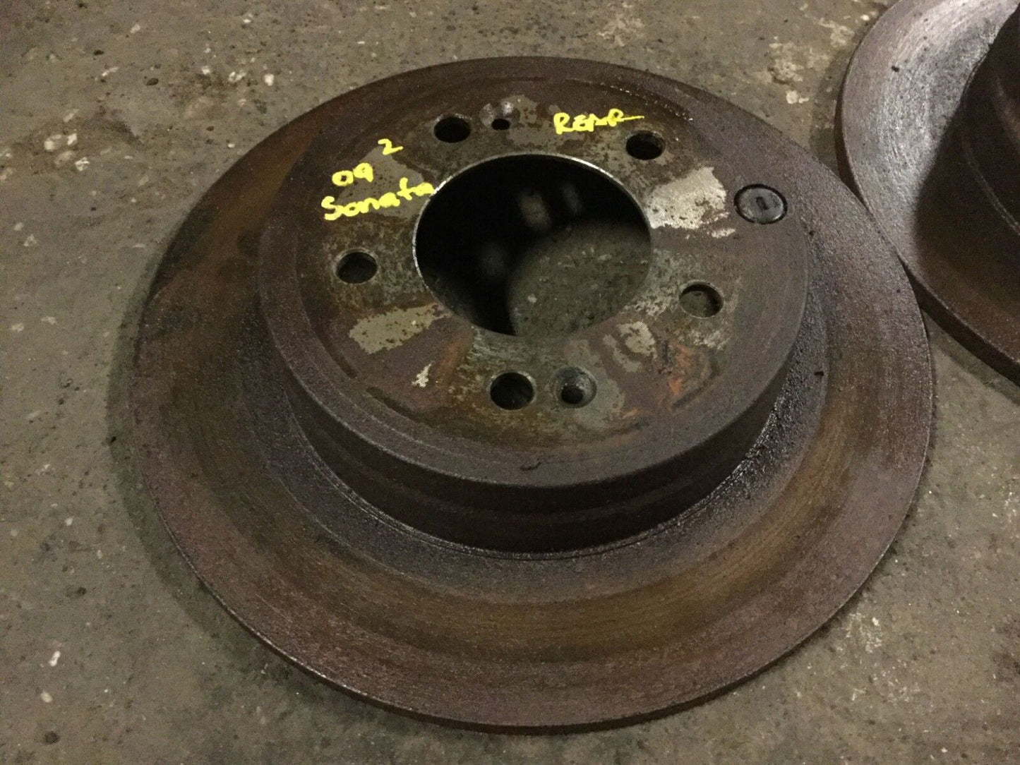 06 07 08 09 10 Hyundai Sonata 3.3l Rear Brake Disc Rotor 2pcs OEM D12