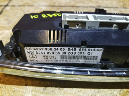 07 08 09 10 Mercedes-benz R350 Front A/c AC Heater Climate Control Switch OEM