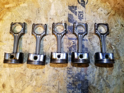 11 12 13 14 15 VW Jetta 2.5l Piston W/ Connecting Rod - Std 5pcs OEM 62k Miles