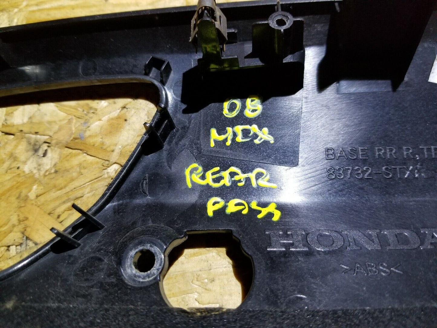 07 08 09 Acura MDX Rear Right Passenger Door Handle Trim OEM