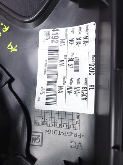 18 19 20 21 Chevrolet Equinox Door Trim Panel Rear Left Driver Side OEM