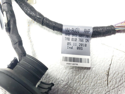 10 11 12 Audi Q5 Rear Left Driver Door Wire Harness OEM 72k Miles
