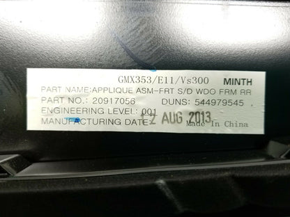 14 15 16 Buick Lacrosse Front Left Driver Door B Pillar Molding Trim OEM 60k