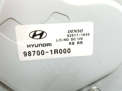 15 16 17 Hyundai Accent Hatch Rear Wiper Motor 98700-1r000 OEM