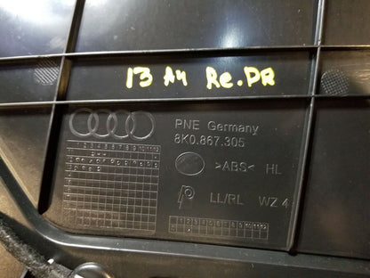 13 14 15 Audi A4 2.0l Rear Left Door Trim Panel Driver Side OEM
