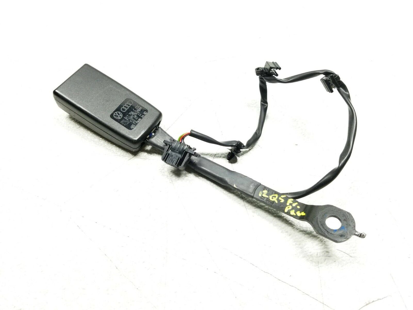 10 11 12 Audi Q5 Front Right Passenger Seat Belt Buckle OEM 72k Miles