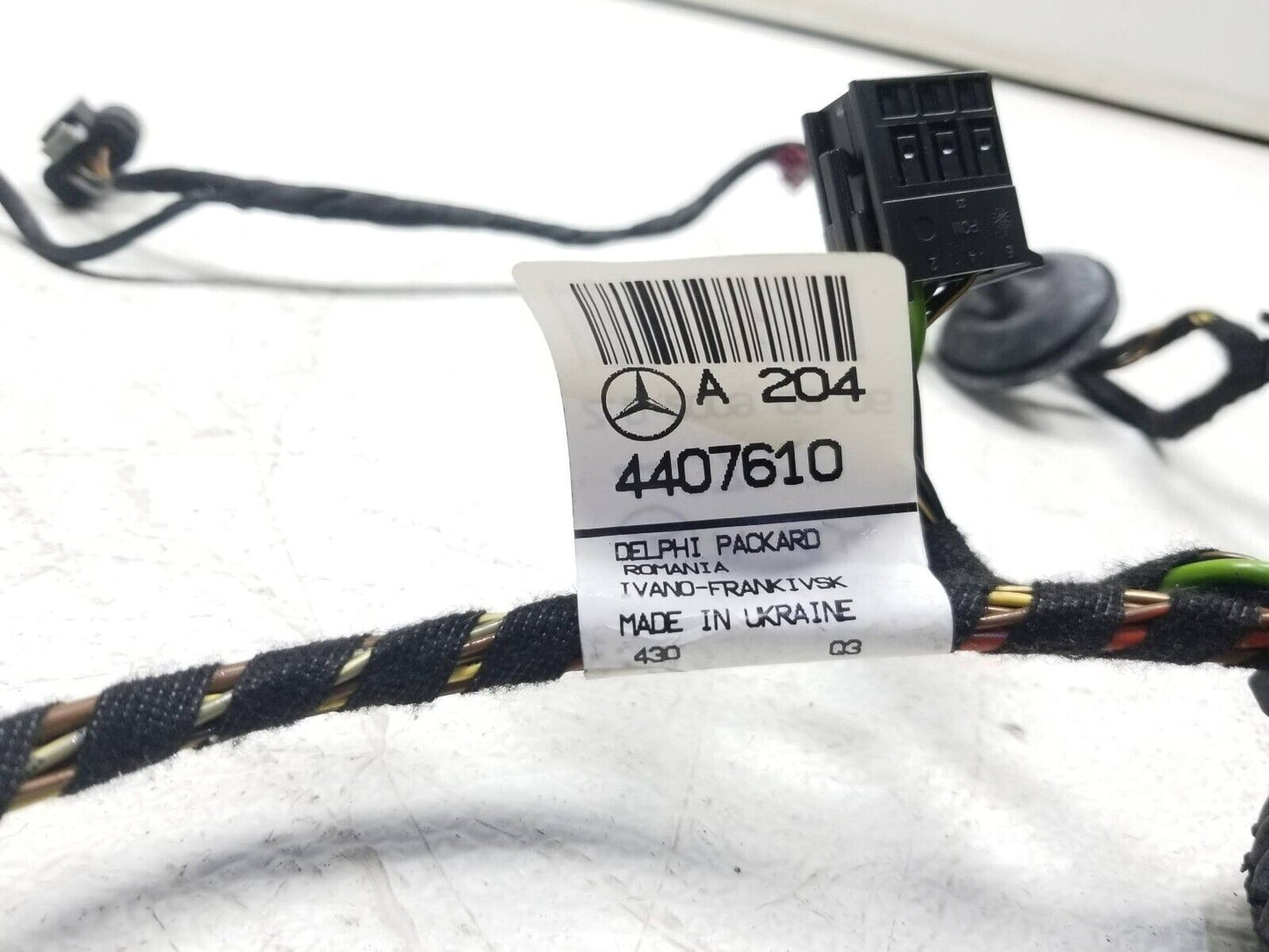 12 13 14 Mercedes-benz C300 Rear Left Driver Side Door Wire Wiring Harness OEM