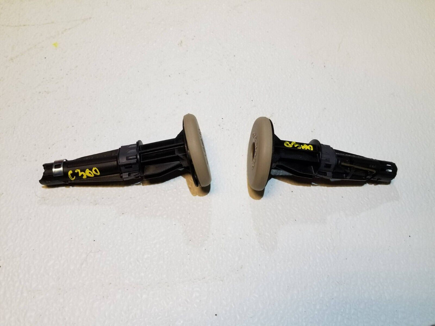 12 13 14 Mercedes-benz C300 Front Left Driver Seat Headrest Guide Sleeve 2pc OEM