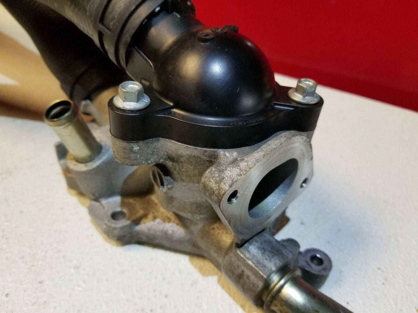 14 15 16 Mazda 3 2.0l Skyactiv Engine Thermostat Housing OEM 41k Miles