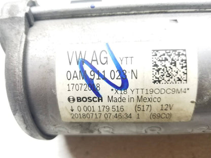 19 20 Volkswagen Jetta 1.4l Starter Motor 0am911023n OEM
