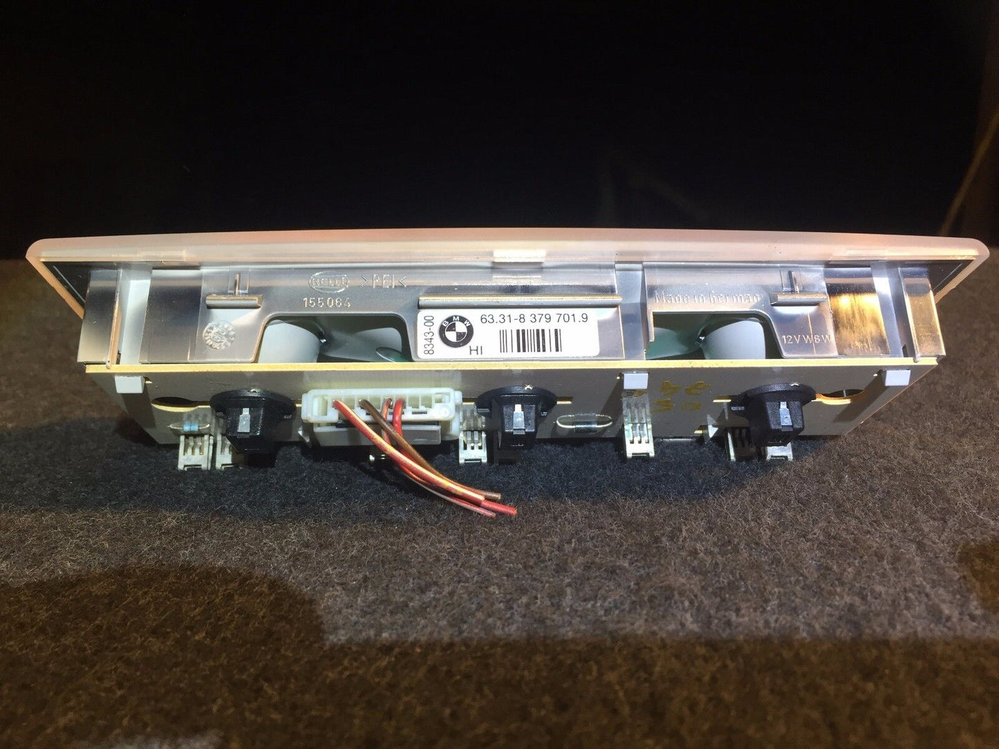 02 03 04 05 BMW 745i E65 Rear Upper Dome Reading Map Light Lamp 8379701