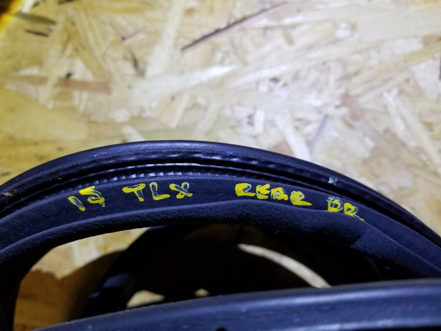 15 16 17 Acura TLX Rear Left Driver Side Door Weather Strip Seal OEM