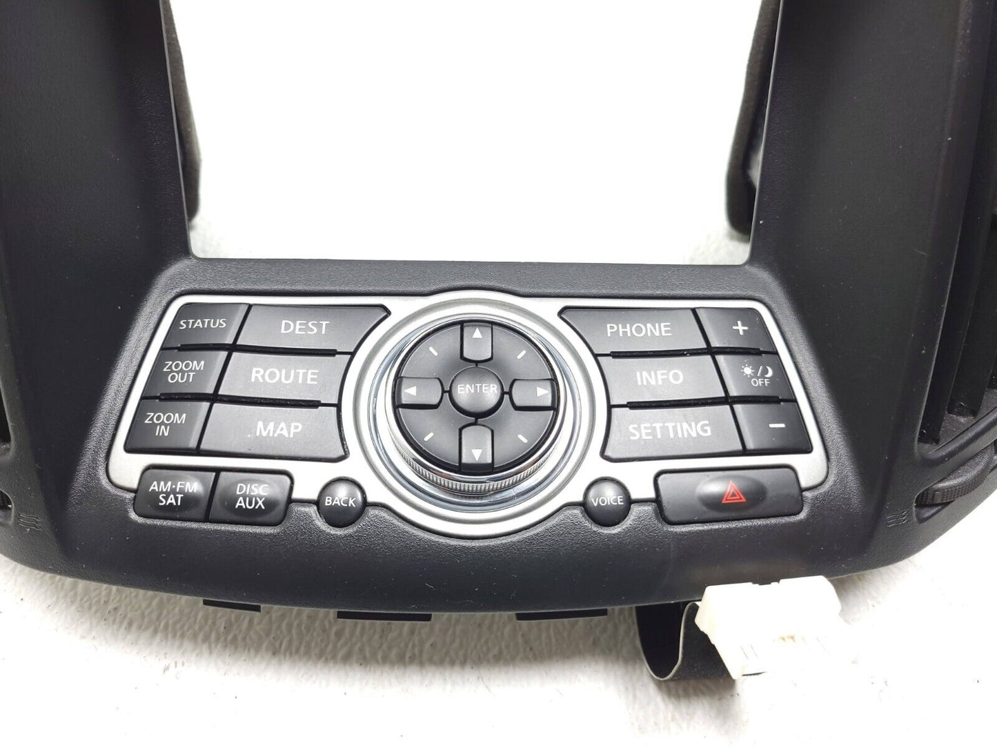 2014 2015 Infiniti Q60 Dash Navi Screen Trim W/control Switch Panel  AC Vent OEM