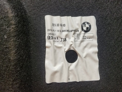 09 10 11 12 BMW 750li Trunk Lid Liner Trim Cover OEM