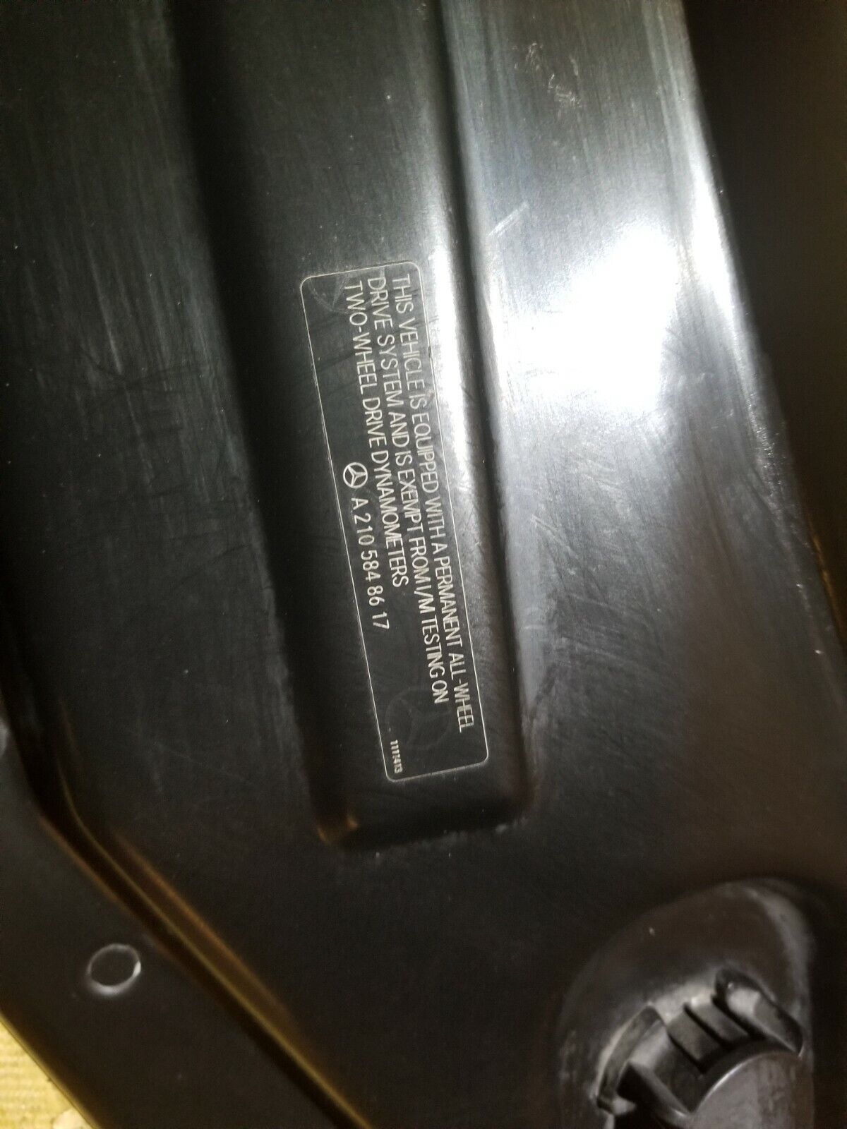 07 08 09 10 Mercedes R350 Front Upper Radiator Bracket Support OEM