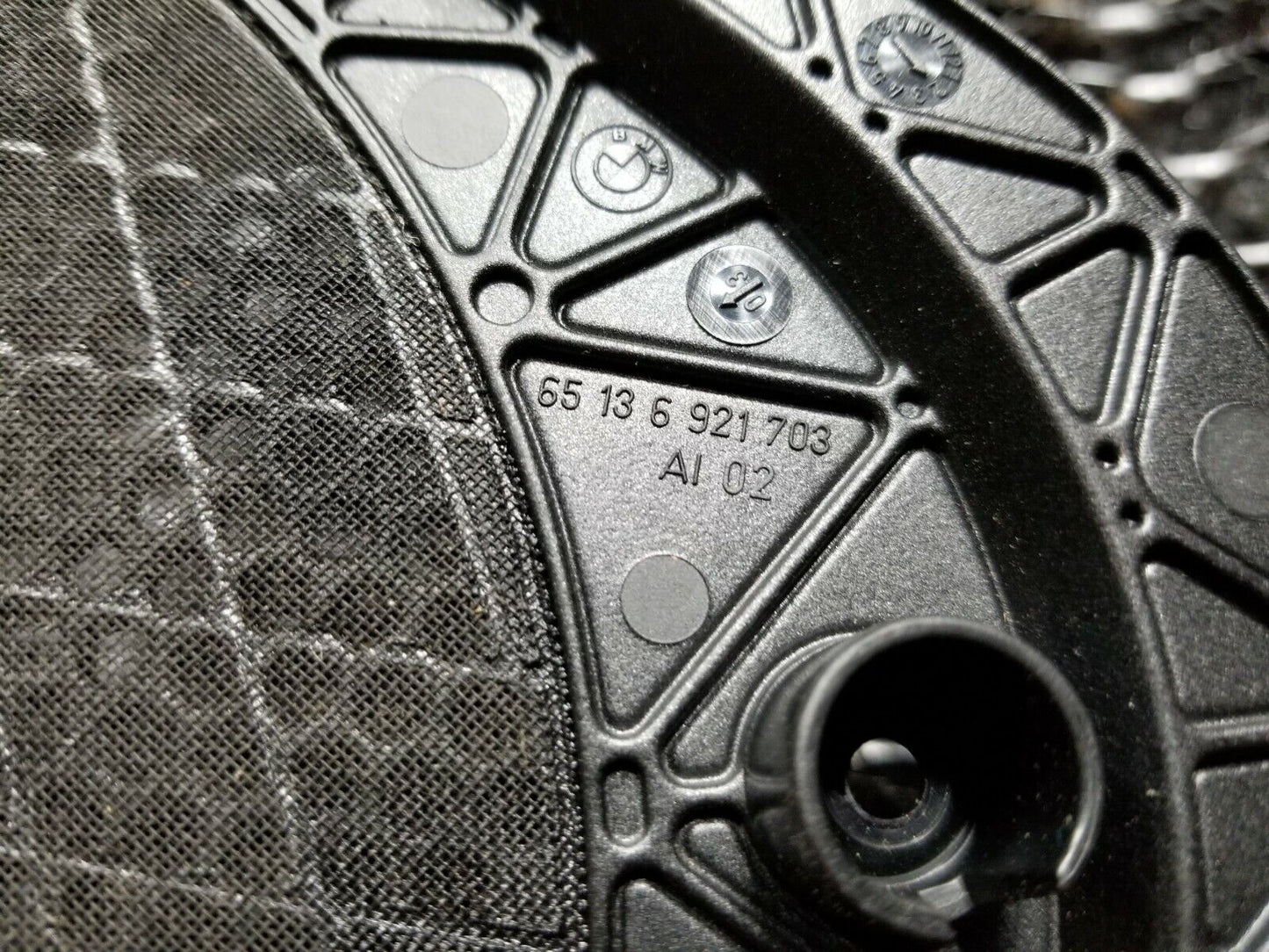 06 07 08 09 10 BMW 650i E63 Under Seat Speaker Cover Driver Left OEM