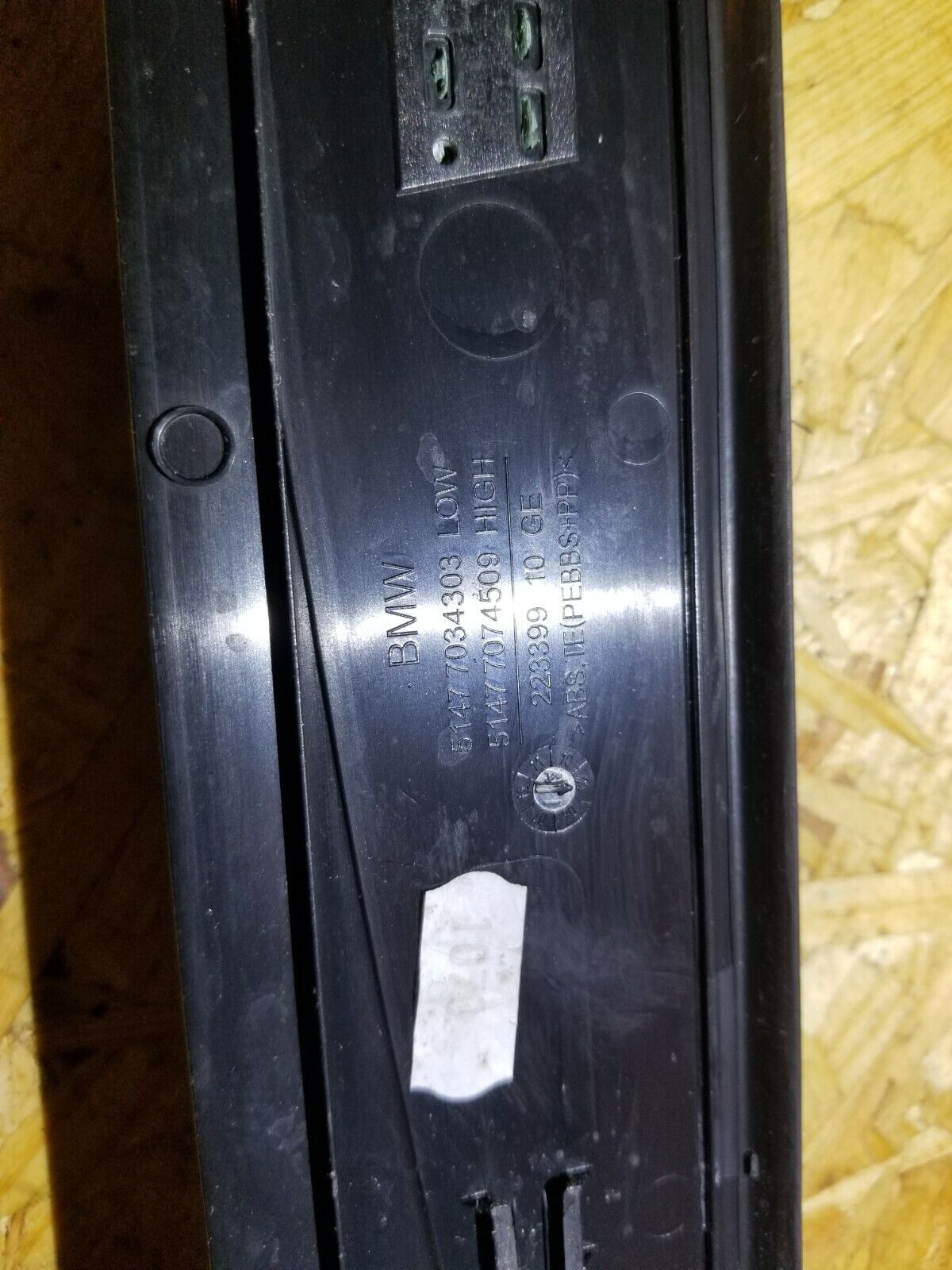 04 05 06 07 BMW 530xi E60 Front Door Sill Scuff Plate Cover Driver Left OEM