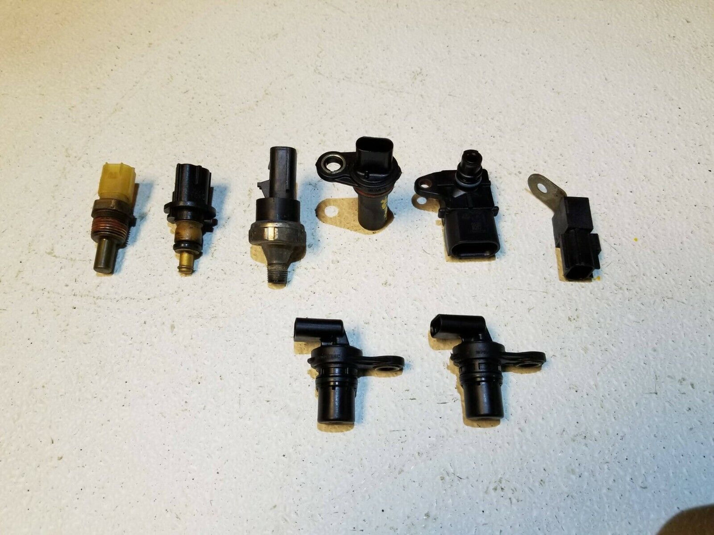 13 14 15 16 Jeep Compass 2.4 Oil Temp Crank/camshaft Map Engine Sensors 8pcs OEM