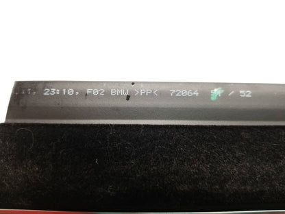 09 10 11 12 BMW 750li F02 Rear Right Pass Door Window Slot Seal OEM
