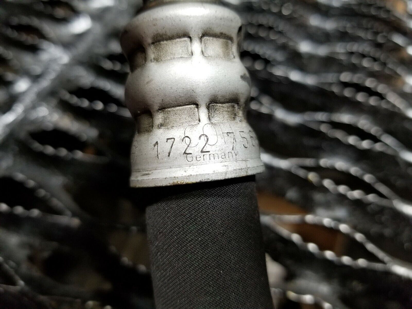 06 07 08 09 10 BMW 650i E63 N62 Engine Oil Cooler Pipe Line Lower OEM