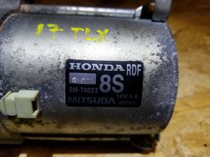 15 16 17 Acura TLX 2.4l Starter Motor OEM